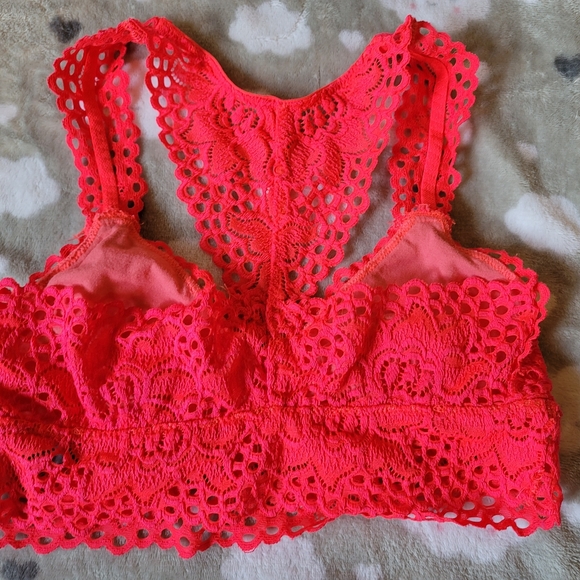 Aerie fushia racer back bralette womens size s - Picture 2 of 2